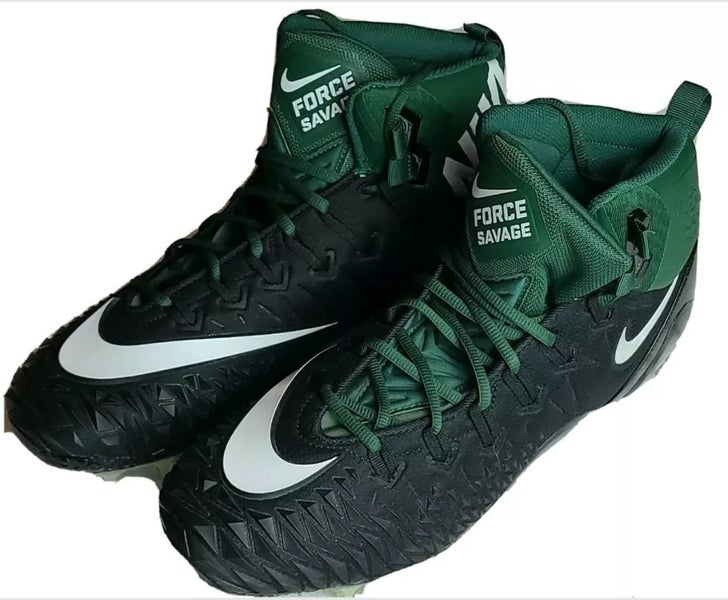 NIKE Force Savage TD (US Size 16) Men's Forest Green Black Football Cleats