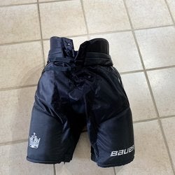 Black Senior Large Bauer Pro Stock Supeme Pro Hockey Pants
