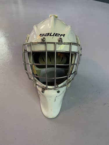 White Senior Bauer Profile 960XPM Goalie Mask