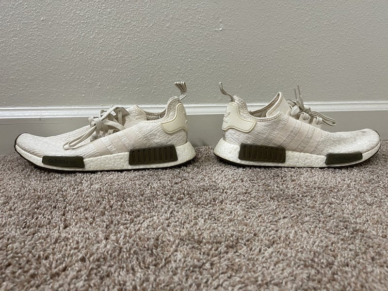 White Used Size 11 (Women's 12) Adidas Nmd Shoes