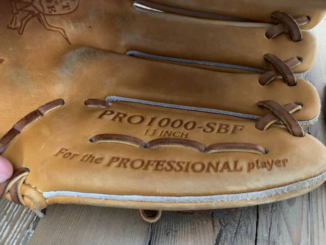 Brown Used Outfield 13" Heart of the Hide Baseball Glove