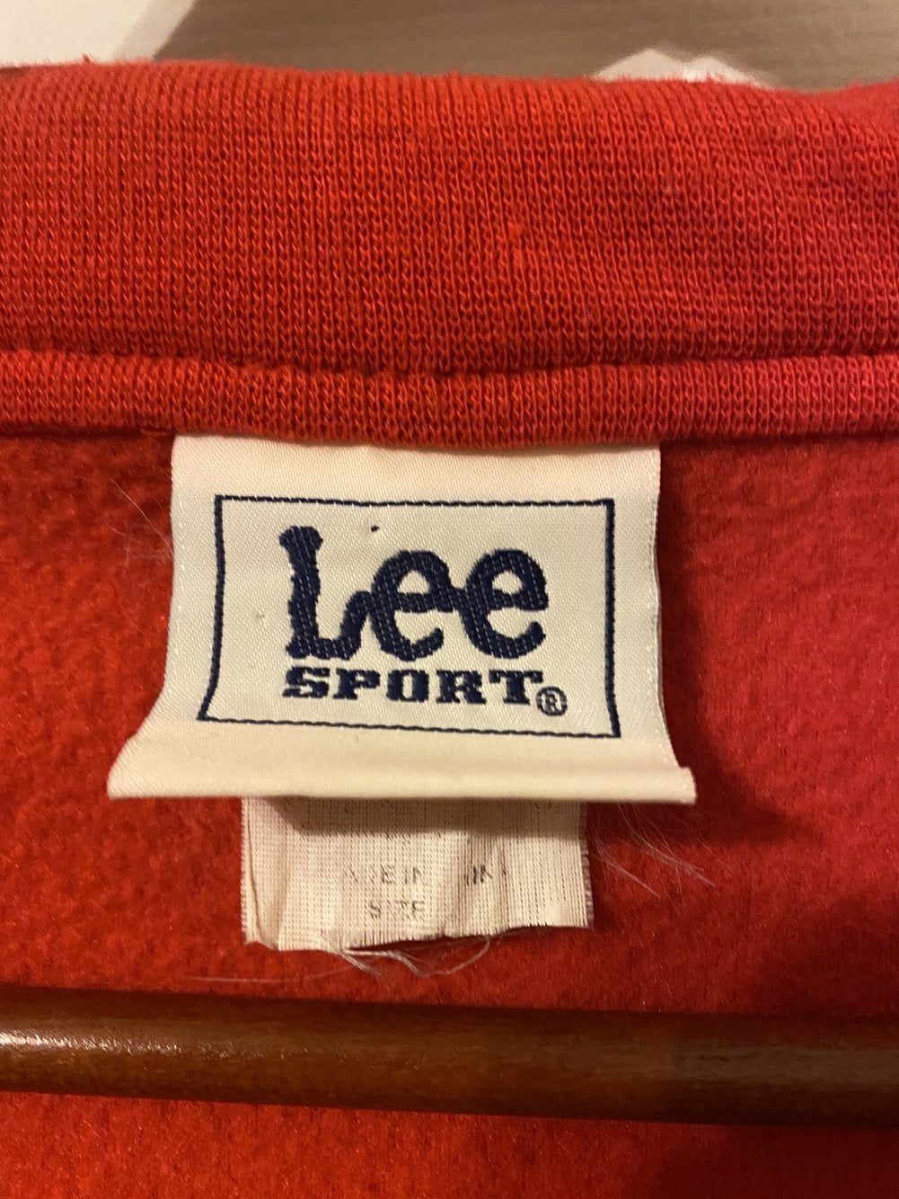 Vintage Detroit Red Wings Lee Sport fleece quarter zip LARGE