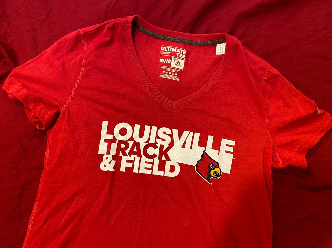 Gear for Sports Youth Red Louisville Cardinals Logo Comfort Colors T-Shirt Size: Medium