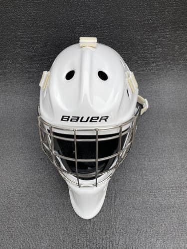Senior Used Bauer NME 9 Goalie Mask HECC Certified Type 1 Fit 2