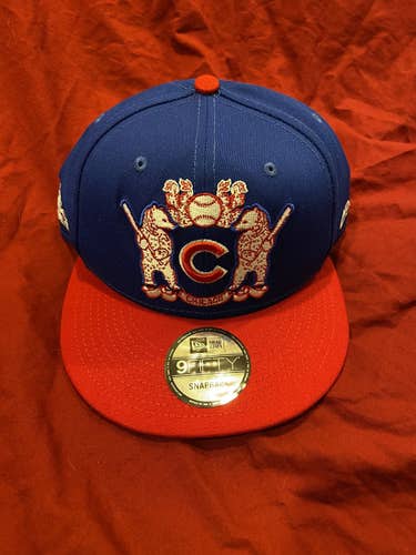 RARE * MLB 2020 London Series Chicago Cubs New Era 9Fifty Snapback Hat * NEW NWT