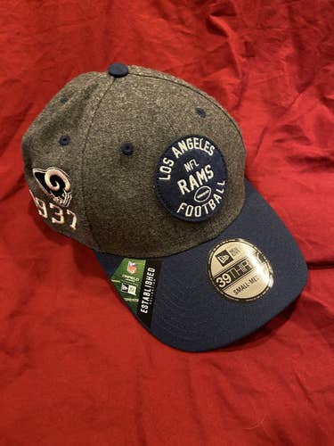 NFL Los Angeles Rams 1937 Established Collection New Era On Field Hat Size Small-Medium * NEW NWT