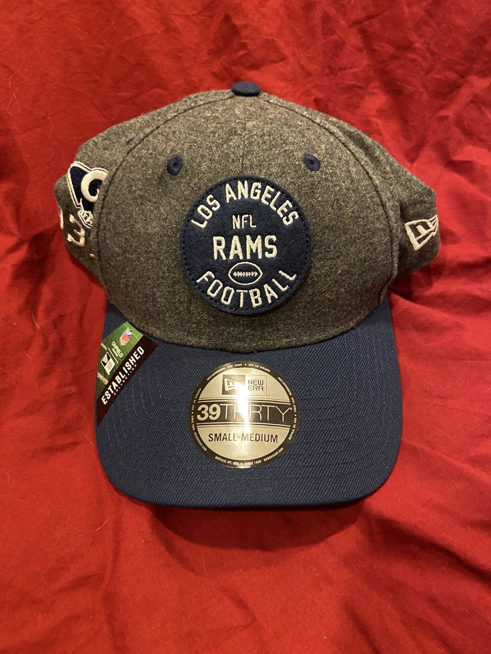 NFL Los Angeles Rams 1937 Established Collection New Era On Field Hat Size  Small-Medium * NEW NWT