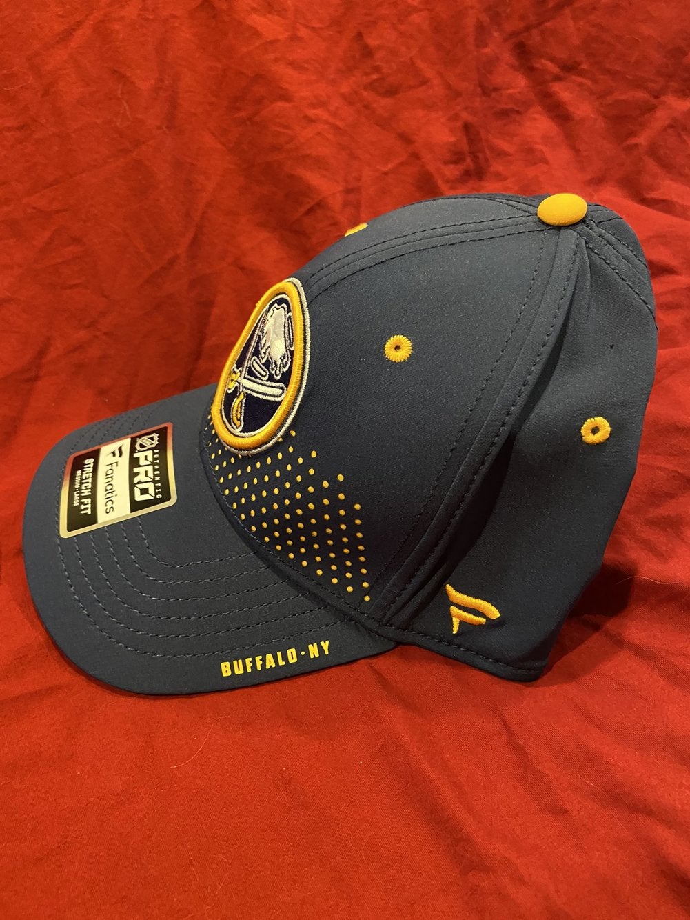 Men's Buffalo Sabres Fanatics Branded Navy/Gold 2020 NHL Draft - Authentic  Pro Flex Hat