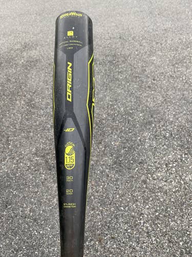 Used USSSA Certified AXE (-10) 20 oz 30" Origin Bat