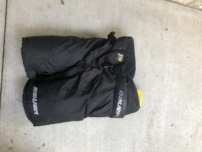 Black Senior Small Bauer Supreme 1S Hockey Pants