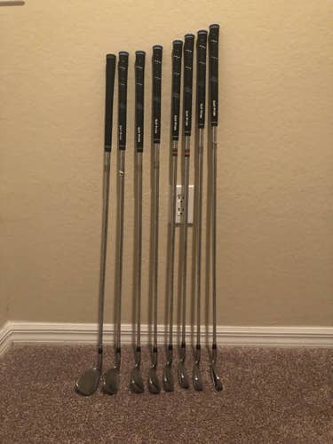 Used Right Handed Stiff Flex Steel Shaft R7 Draw Iron Set