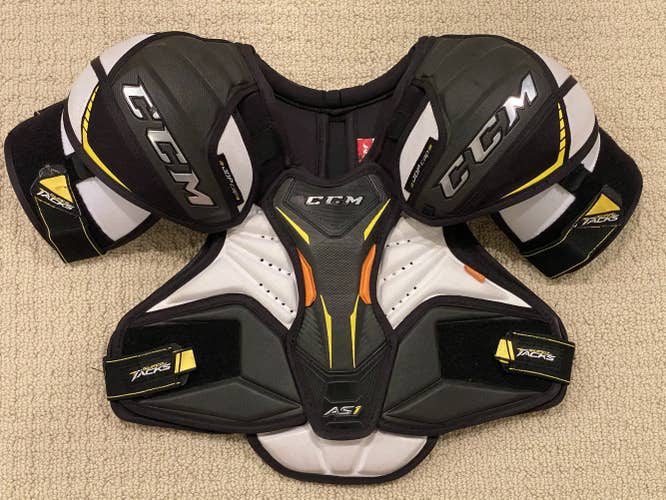 Used Junior Large CCM Super Tacks AS1 Shoulder Pads