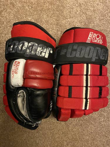 90's New Jersey Devils Pro Stock Gloves Vintage