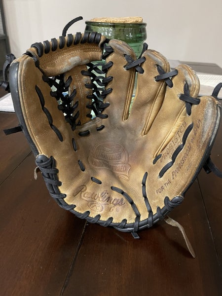 Brown & Black Adult Rawlings Right Hand Throw Infield Pro Preferred Baseball Glove 11.25”