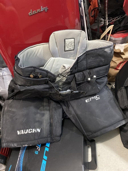 Used Large Vaughn Hockey Goalie Pants