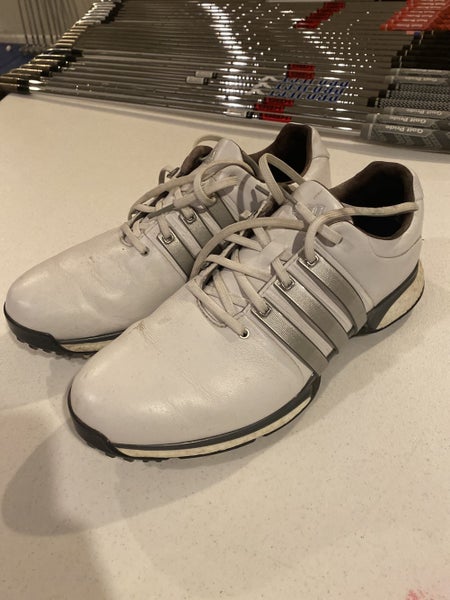 White Men's Size 10 (Women's 11) Adidas Tour 360 Golf Shoes