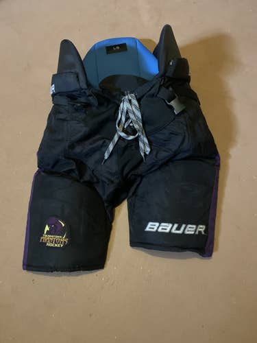 Black Senior Large Bauer Pro Stock Nexus Hockey Pants