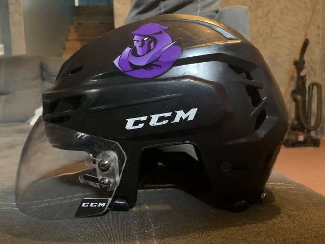 Black Used Large CCM Helmet
