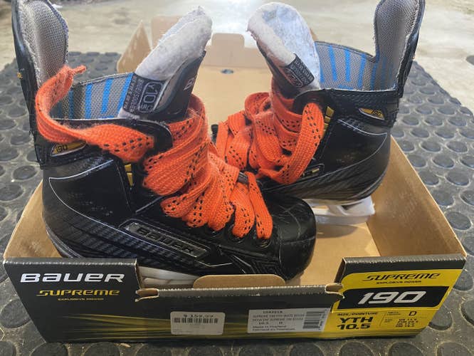 Bauer Supreme S190 youth skates 10.5