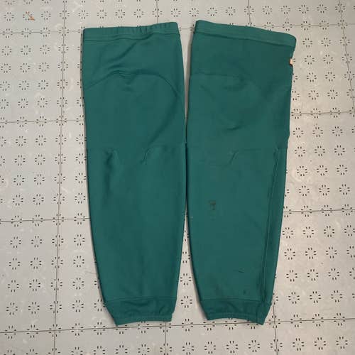 Great Condition San Jose Sharks Reebok Edge Teal Practice Socks Large (Please Read Full Description)