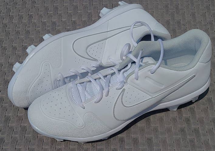 Nike Elite 2 (US Size 14) Men's Low Football White Cleats