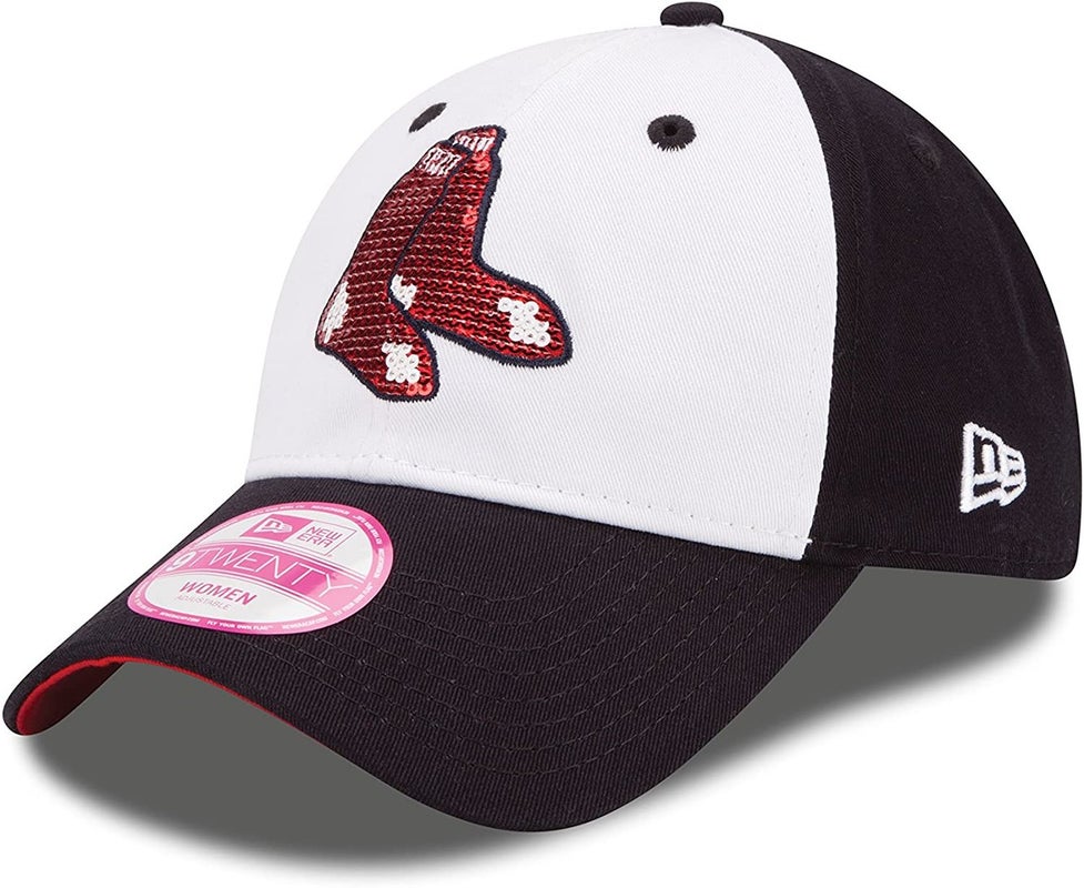 Women's New Era Navy Boston Red Sox Logo Blossom Spring Training 9TWENTY  Adjustable Hat