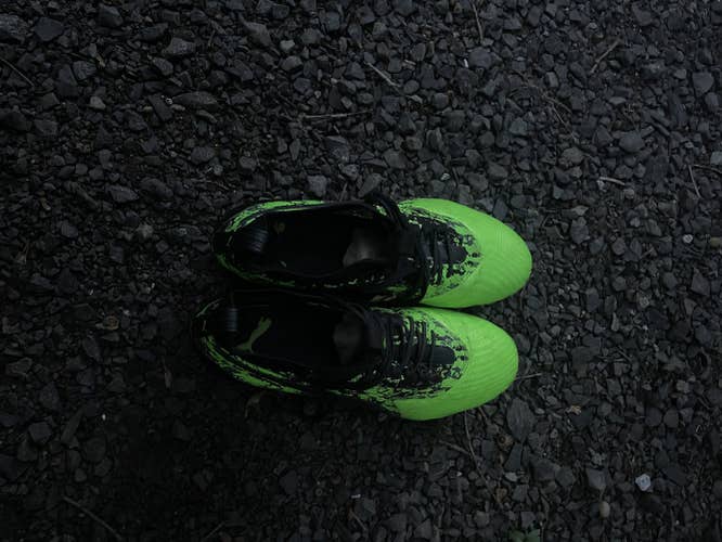 Green Used Men's Size 9.0 (Women's 10) Puma One 1 Cleats