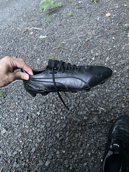 Black Used Men's Size 9.0 (Women's 10) Puma King Cleats