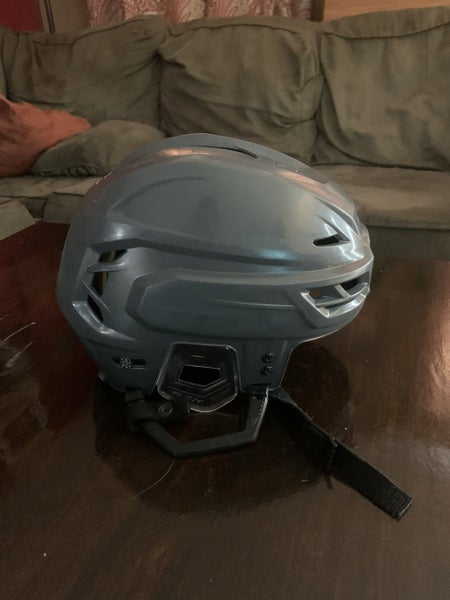 Gray Used Large CCM Pro Stock Tacks 310 Helmet