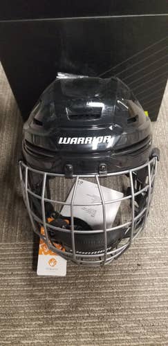 Black New Senior Medium Warrior Alpha One Pro Helmet Combo