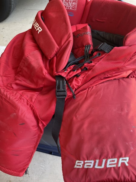 Red Senior XL Bauer Vapor X5.0 Hockey Pants
