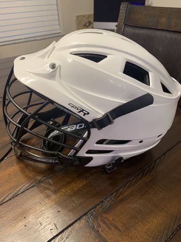 White Adult Player's Cascade CPV-R Helmet