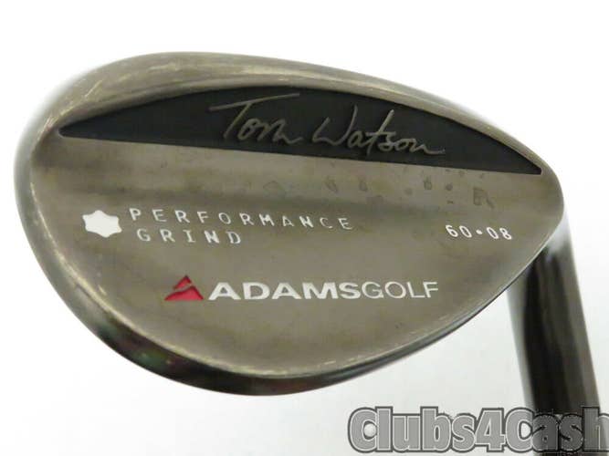 Adams Golf Tom Watson Performance Grind Wedge Black 60.08 LOB 60