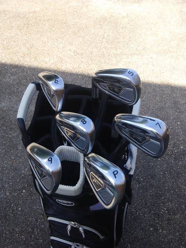TaylorMade Left Hand PSi Iron Set 5-PW KBS Tour 105 Stiff  Steel Shaft