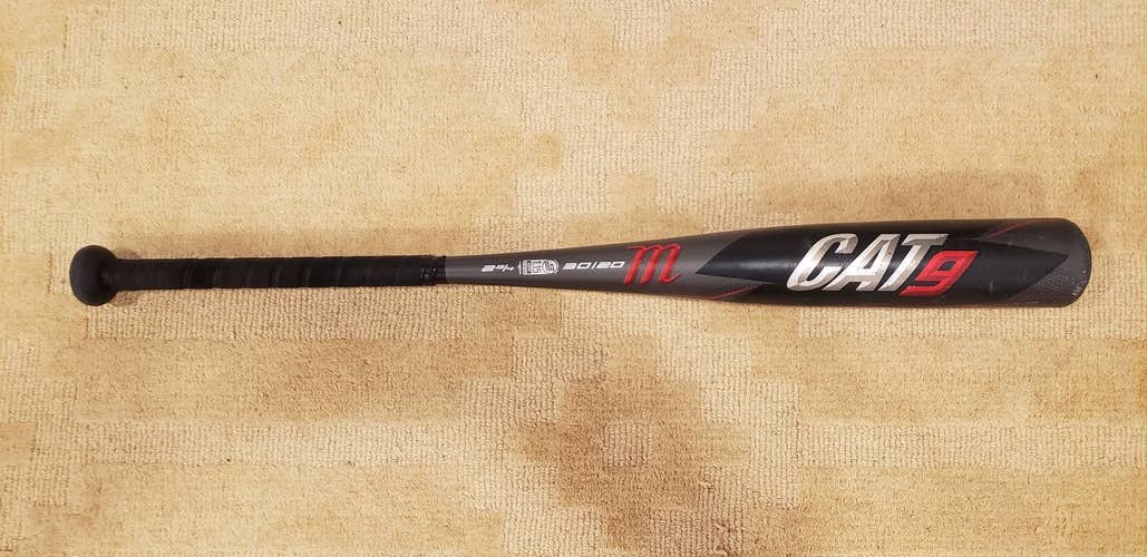 Used Kid Pitch (9YO-13YO) 2020 USSSA Certified Marucci Alloy Cat 9 Bat (-10) 20 oz 30"