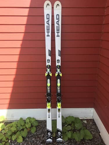 Used HEAD Racing World Cup Rebels 193cm i.GS RD Skis w/ Bindings Max Din 18