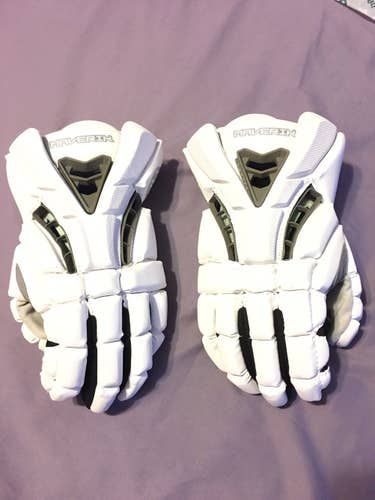 Brand New! (NWT) Maverik Rome 12” White Lacrosse Gloves
