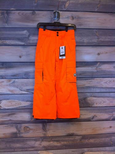 Youth DC Shoes Banshee Ski/Snowboard Pant color Shocking Orange size 10/medium