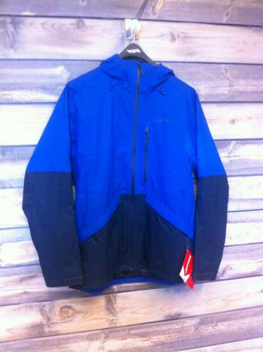 Men's Patagonia Insulated Snowshot Ski Jacket color Viking Blue size x-large XL