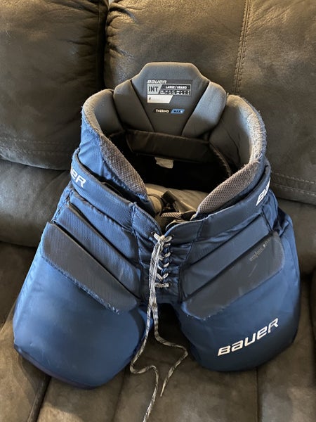 Bauer Hockey Goalie Pants INT Large (Blue)