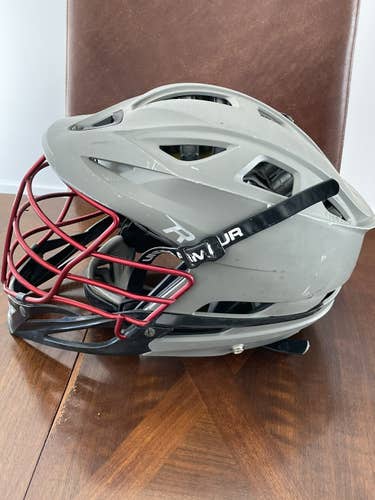 Gray Adult Player's Cascade R Helmet