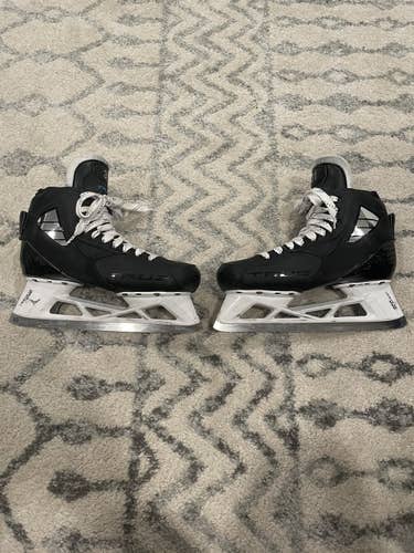 Used True Regular Width Pro Stock Size 13 2 Piece Hockey Goalie Skates