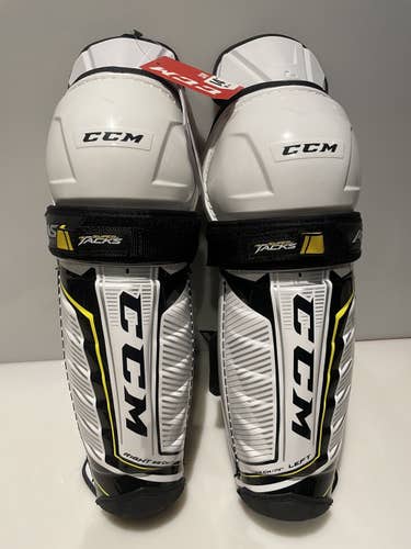 Brand New CCM Super Tacks AS1 14” Shin Guards