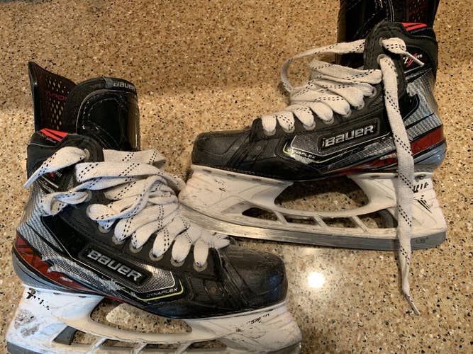 Junior Used Bauer Vapor 2X Pro Hockey Skates Extra Wide Width Pro Stock Size 6.5