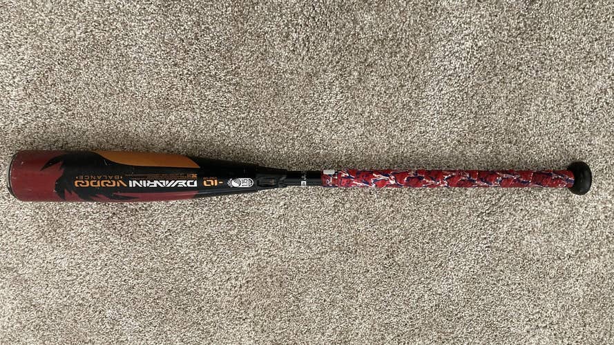 Used Kid Pitch (9YO-13YO) USSSA Certified 2018 DeMarini Alloy Voodoo Bat (-10) 20 oz 30"