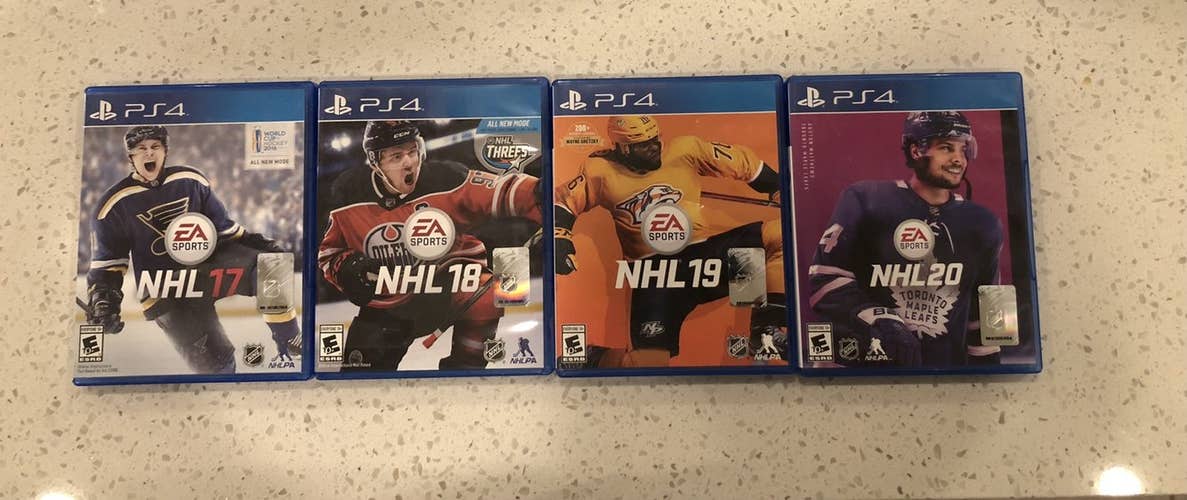EA Sports NHL Fan Collection For Playstation 4 (NHL 17, 18, 19, 20)