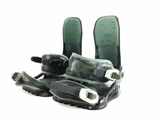 Drake F50 Black/Green Size Large Snowboard Bindings