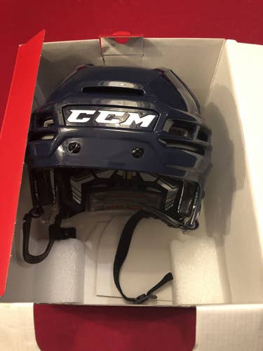 Blue New Medium CCM Pro Stock Tacks 910 Helmet