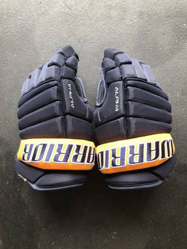 Blue Senior Warrior 14" Alpha QX Pro Gloves