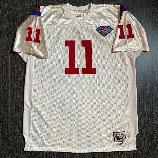 Drew Bledsoe Mitchell & Ness NE Patriots Men's Name & Number Jersey T-Shirt